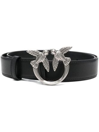 Pinko Love Birds Leather Belt 3Cm