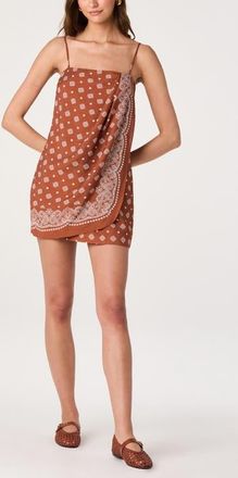 ASTR the Label Scarlett Minidress in Mahogany at Nordstrom, Size X-Small
