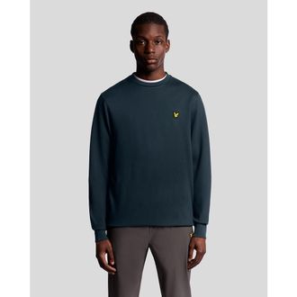 Lyle & Scott Crew Neck Long Sleeve Fly Fleece in Dark Navy at Nordstrom, Size Xx-Large
