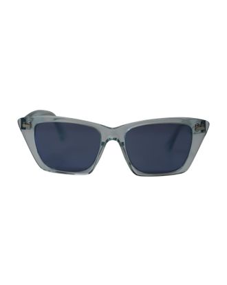 Acne Studios Acne Studios Ingridh Cat Eye Zonnebril in Lichtblauw Acetaat
