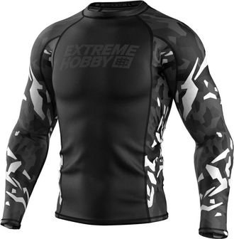 OEM Camiseta De Manga Larga Extreme Hobby Rashguard Black Panther Negra Y Blanca Xl