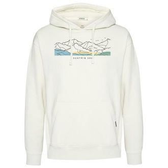 Greenbomb Mountain Soul Joy Hoodie Hoodie f&uuml;r Herren | wei&szlig;