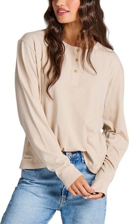 Life is good Long Sleeve Crusher Boxy Henley