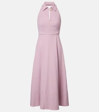 Veronica Beard Mackey cotton-blend midi dress