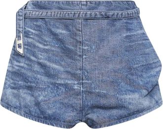 Diesel Denim Shorts - Dames - Denim shorts - Blauw - W28 - Denim - Korte Broeken