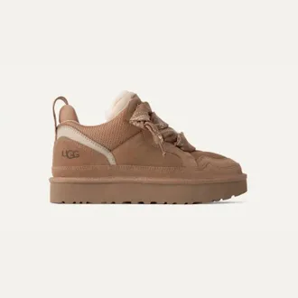UGG Lowmel 1144032-CHE Sneaker Womens Chestnut Suede Lifestyle Shoes RHS7538