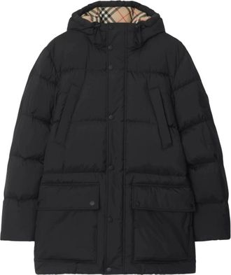 Burberry Burford Jacket - Heren - Winterjassen - Zwart - S - Polyester - Jassen