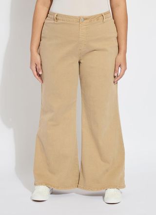 Lyss&eacute; Iris Wide Leg Everyday Denim Curvy (30.5 Inseam)