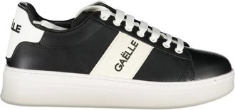 Ga&euml;lle Paris Sportieve Zwarte Veterschoenen met Contrastdetails - Heren - Sneakers - Zwart - 43 EU - Schoenen