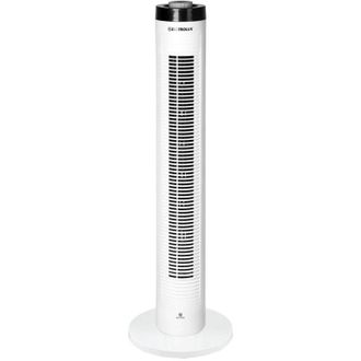 Trade Shop Trade Shop - Ventilador De Columna Regulable Blanco 45 W 3 Velocidades Oscilaci&oacute;n Horizontal Mango