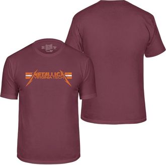 Retro Brand Mens Original Retro Brand Maroon Virginia Tech Hokies Metallica Retro T-Shirt at Nordstrom, Size Xx-Large