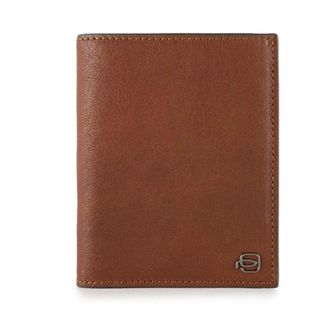 Piquadro Vertical Wallet with Coin Pocket - male - Piquadro - Wallets & Cardholders - Brown - ONE SIZE - Accessories