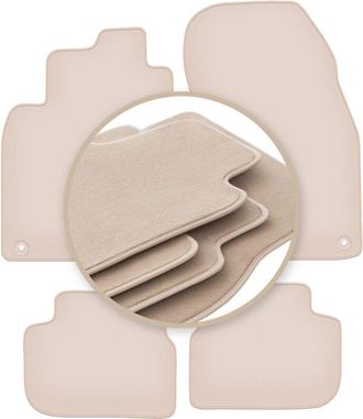 OEM Alfombrillas Beige Premium Para Saab 9-3 Ii Cabrio 2002-2014