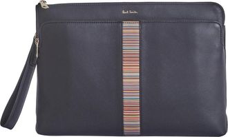 Paul Smith Bags, male, Black, Size: ONE SIZE Porta Documenti Multiriga Centrale