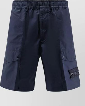 Stone Island tailored bermuda shorts back and side pockets