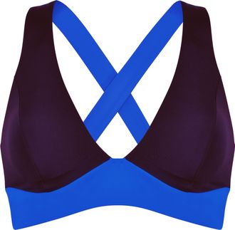 Naturana B&uuml;gel-Bikini-Top NATURANA Beautiful Beaches, Damen, Gr. 36, N-Gr, blau, Elasthan, Polyamid, mehrfarbig, Bikini-Oberteile B&uuml;gel-Bikini-Top, mit &uuml;berkre