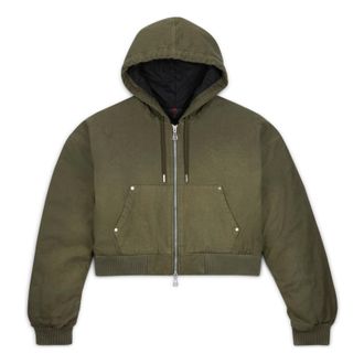 Air Jordan (WMNS) Air Jordan x Travis Scott Canvas Hooded Jacket Asia Sizing Cargo Khaki FD9114-325