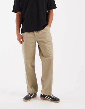 Levi's Workwear chino ampi a pieghe beige-Neutro