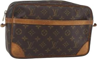 Louis Vuitton Pre-owned Clutch - Dames - Vintage Clutch - Bruin - ONE Size - Vintage