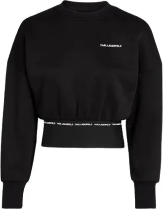 Karl Lagerfeld Mujer, Sudaderas, Negro, Talla: M