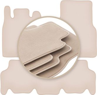 OEM Alfombrillas Premium Beige Para: Mercedes W168 Con Port&oacute;n Trasero Paw 1997-2004