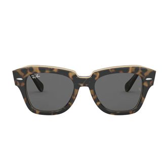 Ray-Ban Sunglasses, unisex, Brown, Size: 52 MM RB 2186 Statestreet