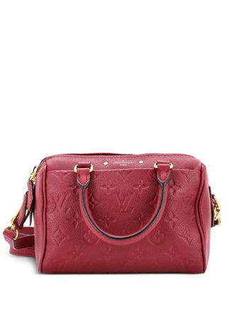 Louis Vuitton Speedy Bandouliere NM Bag Monogram Empreinte Leather 20 satchel - Rosso