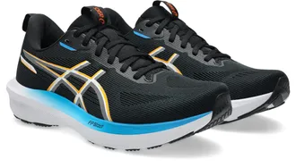 Asics Laufschuh ASICS GT-1000 14, Herren, Gr. 42,5, schwarz, yamabuki, Synthetik, Schuhe Laufschuh, f&uuml;r mehr Stabilit&auml;t