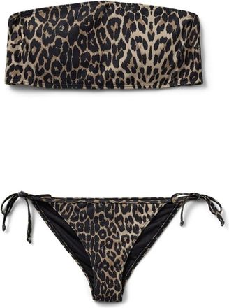 Sofie Schnoor Lichtbruine Luipaard Bikini - Dames - Bikinis - Bruin - XS - Badmode