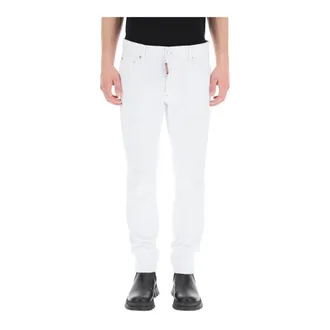 Dsquared2 Uomo, Pantaloni, Bianco, S, new