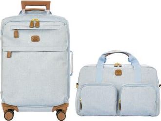 Bric's Volterra 21 Carry On Spinner & 18 Boarding Duffle 2 Piece Luggage Set in Ocean at Nordstrom