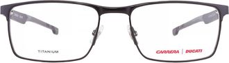 Carrera Demo Rectangular Mens Eyeglasses CARDUC 027 0807 56