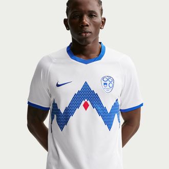 Nike Slovenia 2026 Stadium Home Nike Mens Dri-FIT Soccer Replica Jersey in White | IO4470-100