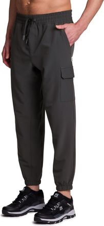 Avalanche Mens Hiking Joggers Lightweight Woven Cargo Jogger Pants With Pockets, Dark Iron Grey, Medium
