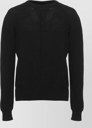 Rick Owens ribbed wool crewneck jumper