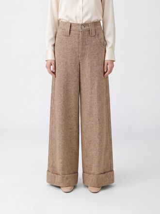 Brunello Cucinelli High-Waisted 5-Pocket Wool Blend Trousers