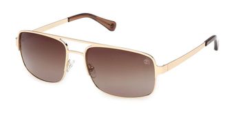 Timberland TB00065 Polarized 32H Mens Sunglasses Gold Size 63