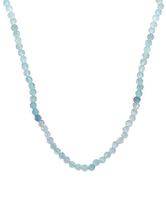 Jewelmak 14K Aquamarine Necklace