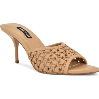 Nine West Kirela Woven Sandal in Light Natural at Nordstrom, Size 6.5