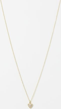 Midi34 Womens Shiny heart chain