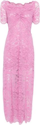 Paco Rabanne Long Off-The-Shoulder Dress