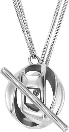 Diesel Pendant Necklace in Silver at Nordstrom