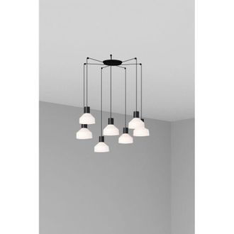 Faro Barcelona Faro Kombo - L&aacute;mpara De Techo Colgante Cluster Beige, E27