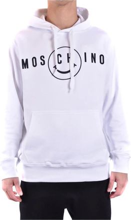 Moschino Stijlvolle Sweaters voor elke gelegenheid - Heren - Hoodies - Wit - L - Hoodies & sweatvesten