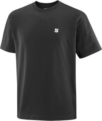 Salomon Round Logo Graph T-Shirt f&uuml;r Herren | schwarz