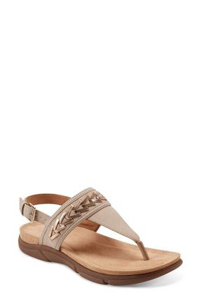 Easy Spirit Monte Slingback Sandal in Light Beige at Nordstrom, Size 6.5