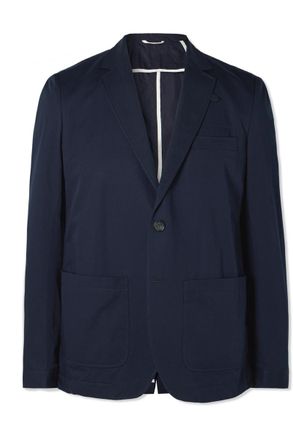 Oliver Spencer Theobald Slim-Fit Unstructured Cotton Suit Jacket
