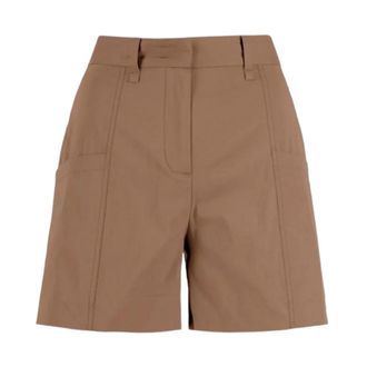 Bomboogie Roze Katoenen Korte Broek - Dames - Bermuda - Bruin - M - Katoen - Korte Broeken