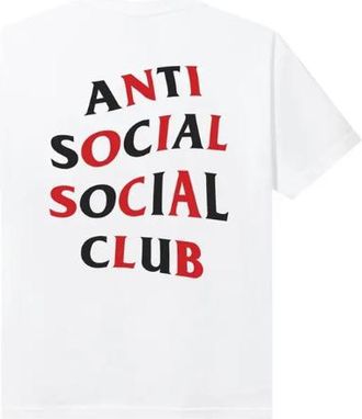 ANTI SOCIAL SOCIAL CLUB Enrolled T-Shirt White 0657-100000103ET-WHIT