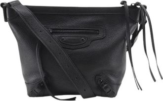 Balenciaga Pre-owned Cross Body Bags, female, Black, Size: ONE SIZE Pre-owned Vintage Shoulder Bag